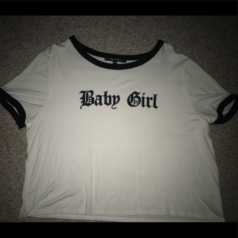 Rags 2 Raches graphic crop top